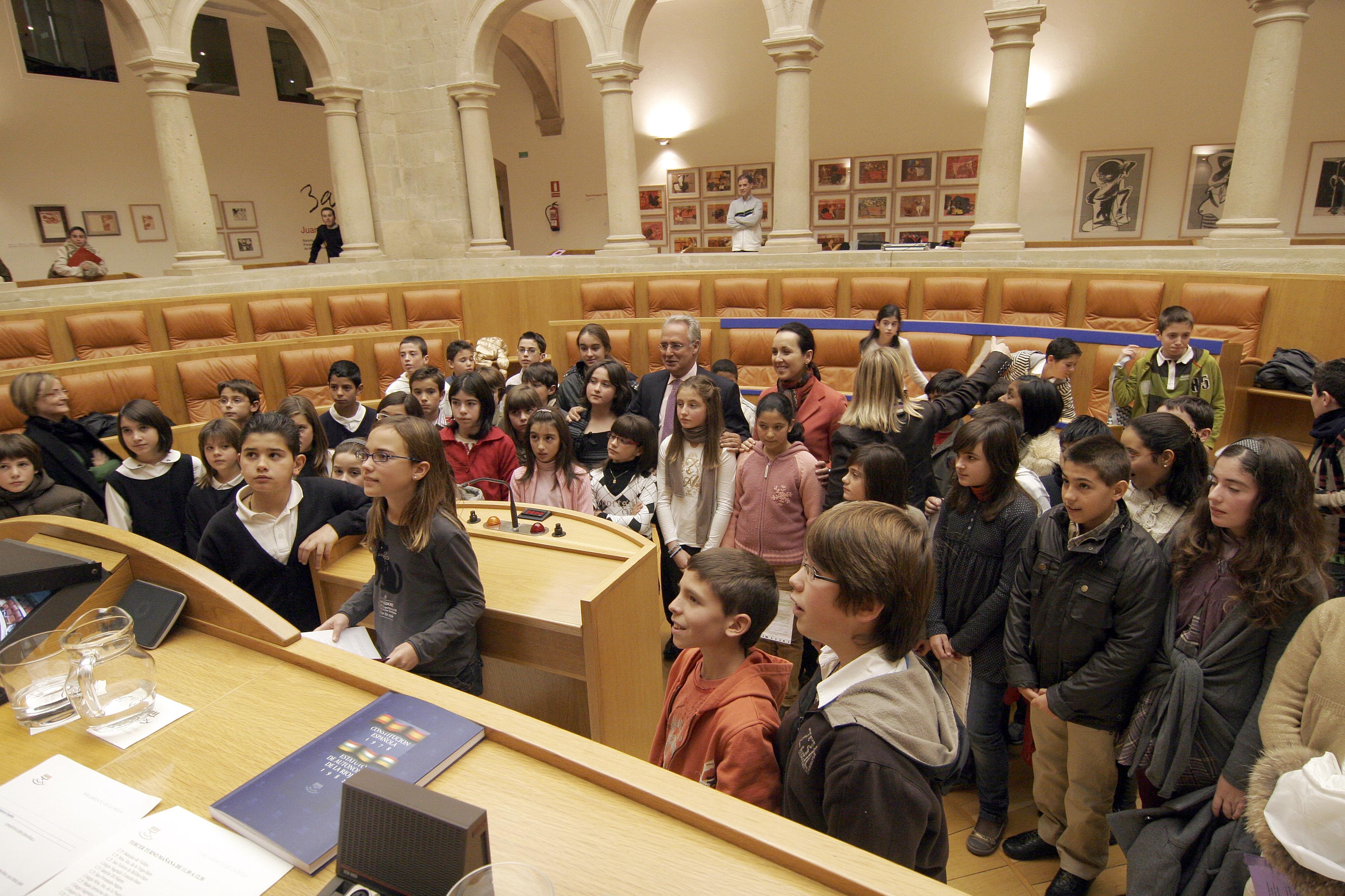 Alumnos de los colegios de Alfaro, Arnedo y Calahorra