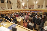 Alumnos de los colegios de Alfaro, Arnedo y Calahorra