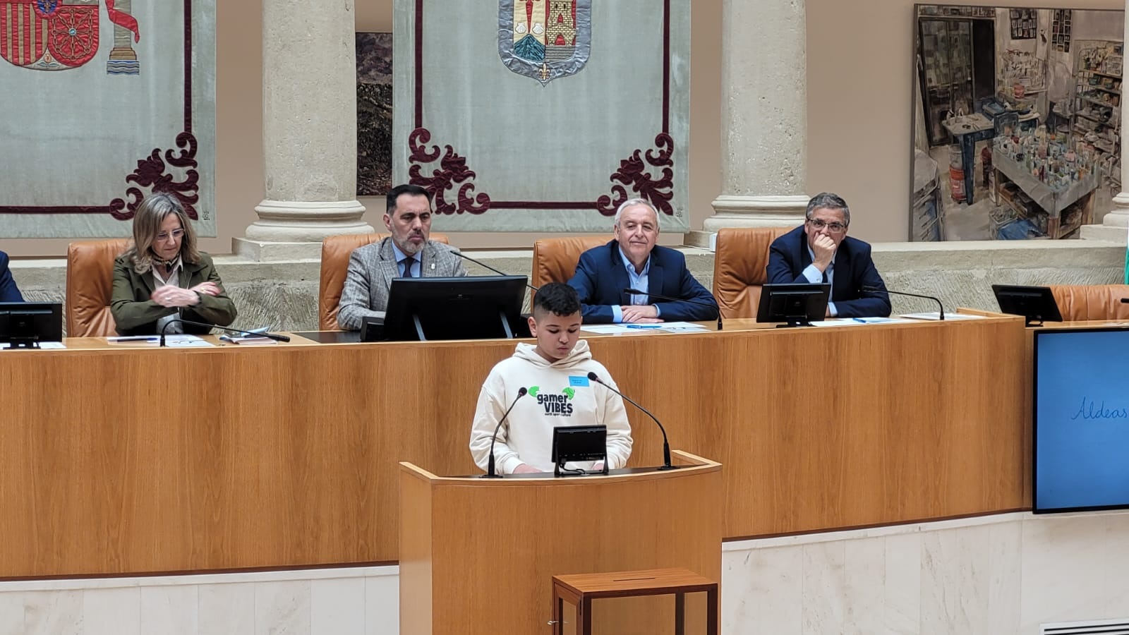 Diputados por un día de Aldeas Infantiles