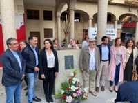 Inauguración de la escultura conmemorativa de los "Sucesos de Arnedo"