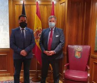 Visita del embajador alemán al Parlamento de La Rioja