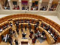 El Parlamento se suma a la Fiesta de la Música de la mano de la Escuela Píccolo y Saxo