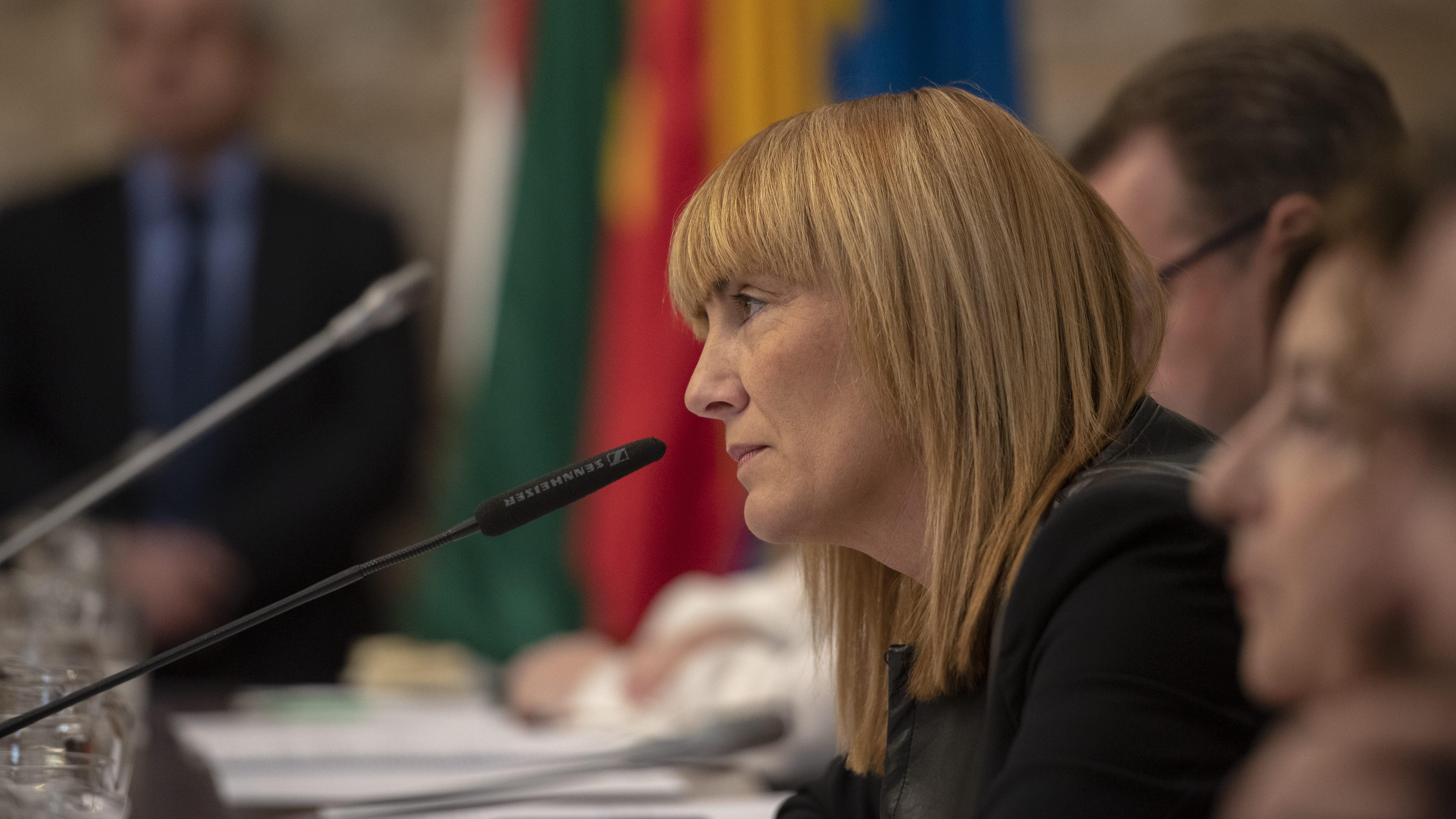 La Presidenta en un momento de la sesión