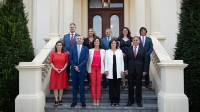 Las consejeras y consejeros del Gobierno de La Rioja