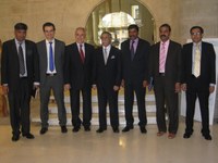 El Presidente del Parlamento de La Rioja recibe al Presidente de la Asamblea Legislativa de Punjab (Pakistan)