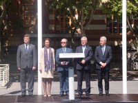 El Presidente del Parlamento ha participado en los actos conmemorativos del Día de Europa