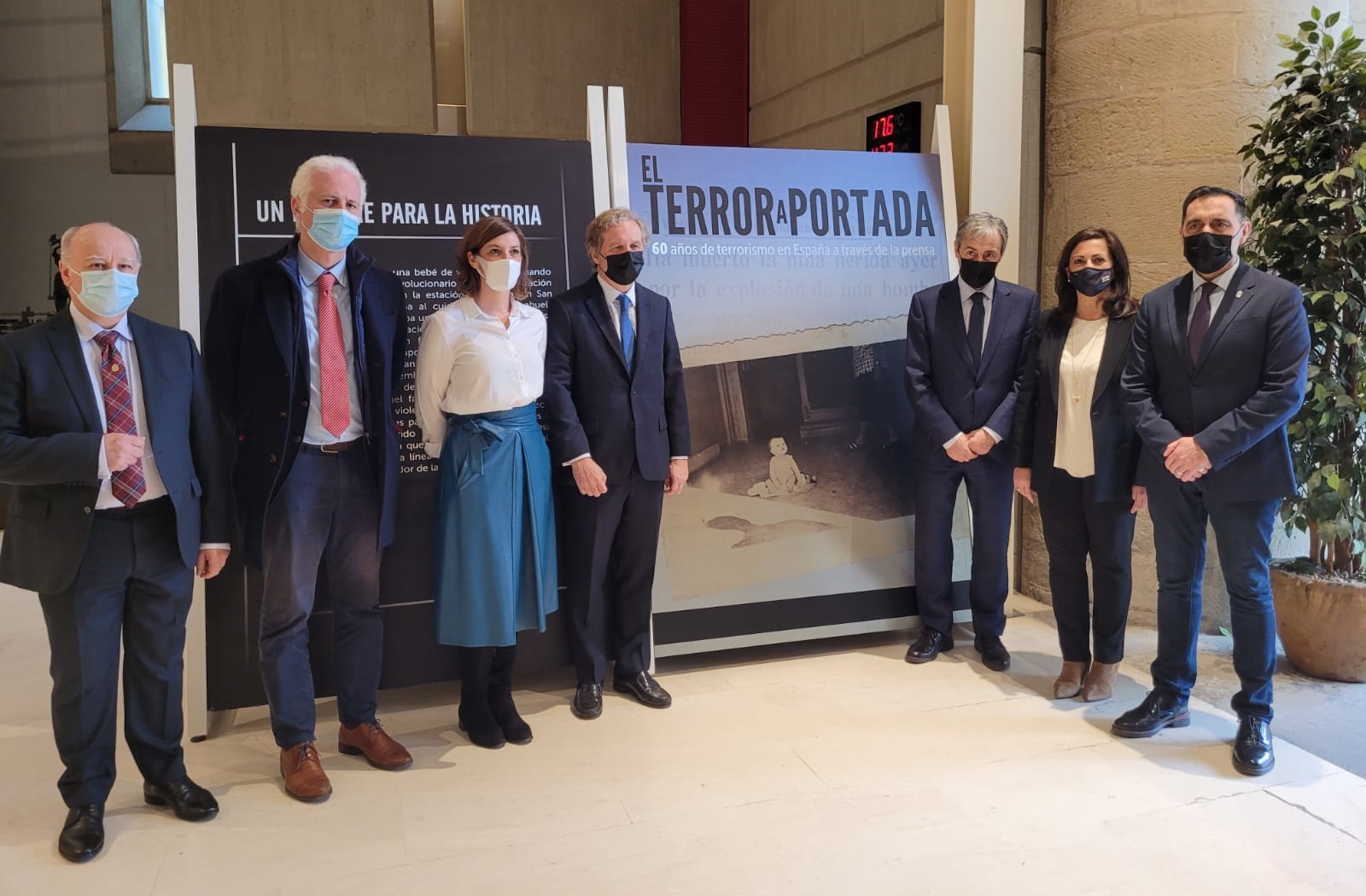 Exposición "El terrorismo a portada, 60 años de terrorismo en España a través de la prensa"