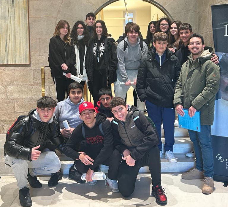 Escolares del IES D'Elhuyar