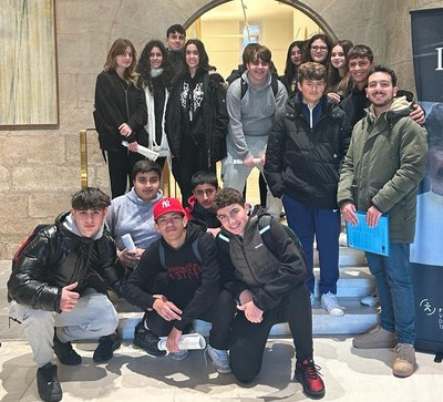 Escolares del IES D'Elhuyar