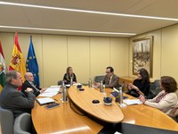 Fernández Cornago aplaude el trabajo de Amigos de San Millán de la Cogolla en defensa del patrimonio cultural