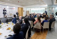 Fernández Cornago asiste en Madrid al Desayuno Informativo de Europa Press protagonizado por el presidente del Gobierno de La Rioja