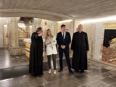 Visita institucional a Santo Domingo de la Calzada