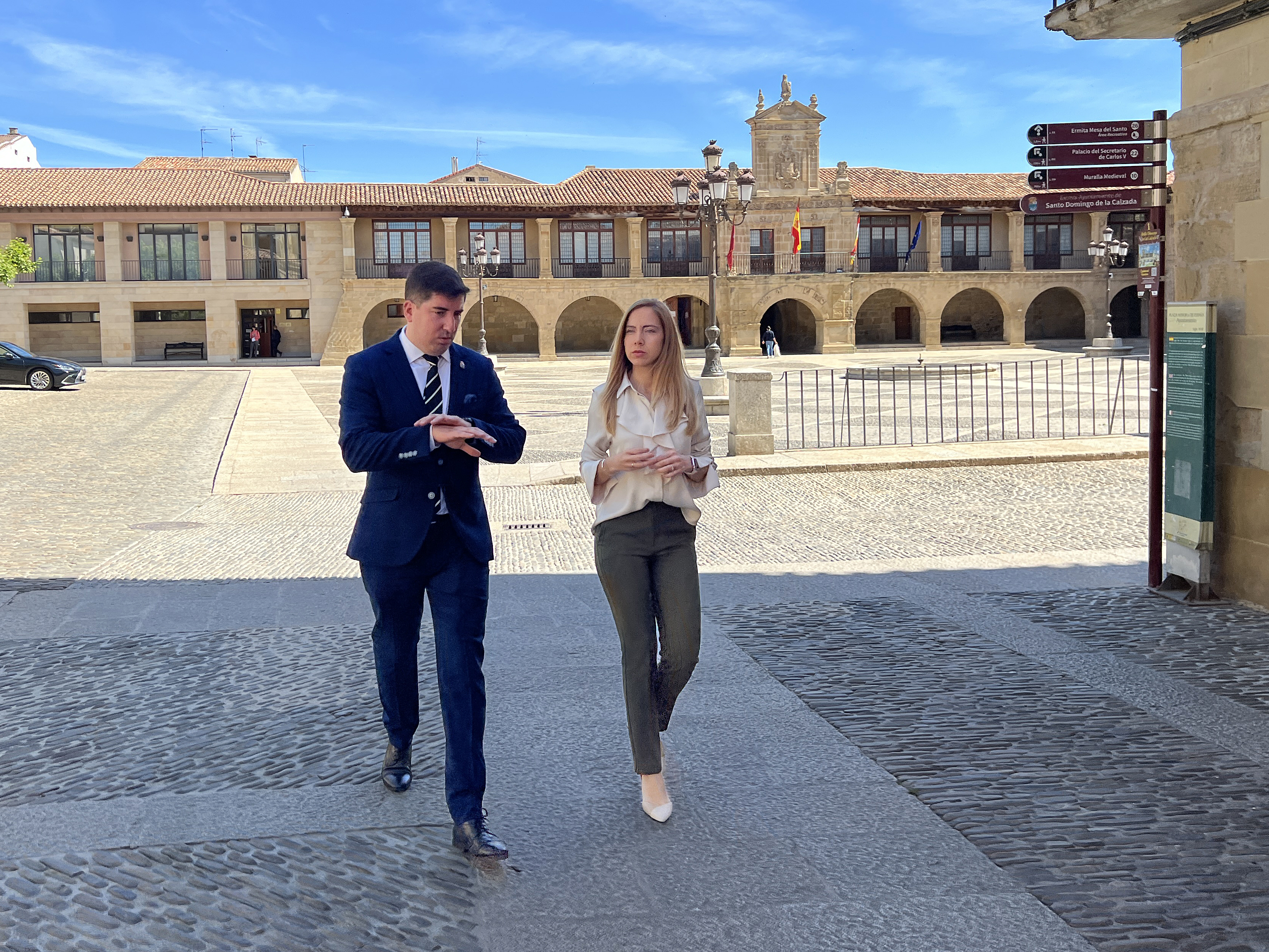 Visita institucional a Santo Domingo de la Calzada