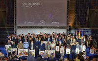 Fernández Cornago felicita a los deportistas riojanos premiados en la Gala del Deporte
