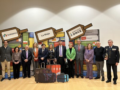 Premio Solidario ONCE al Parlamento de La Rioja