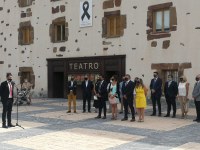 Acto homenaje a las víctimas de la Covid-19 en Ezcaray