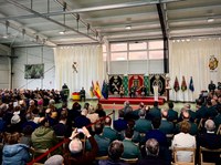 Imposición de la faja de General de Brigada a Francisco Javier Molano