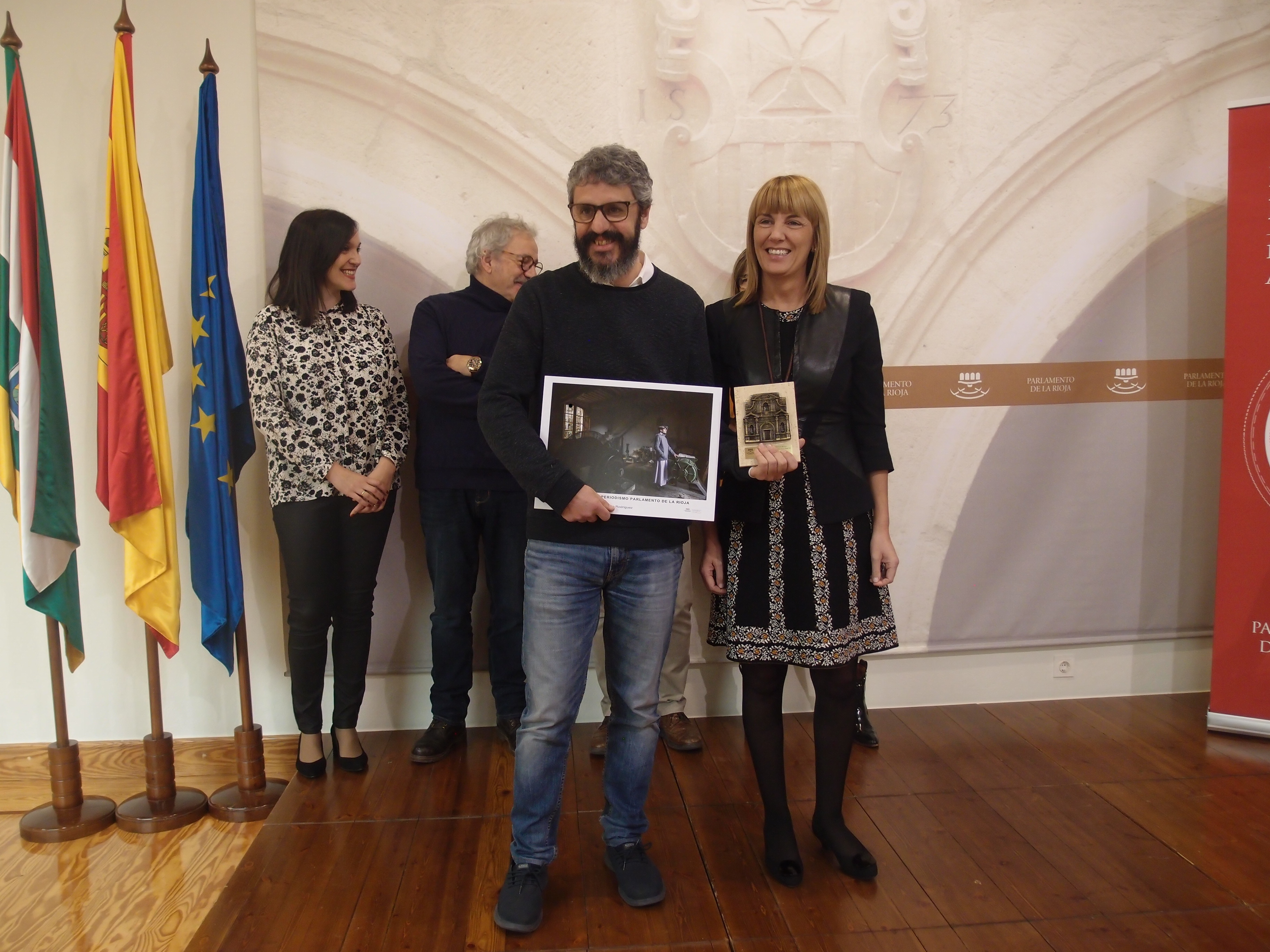 Justo Rodríguez gana el primer premio con una imagen de la avería eléctrica del Monasterio de Valvanera