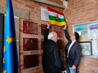 La Barranca ya cuenta con la placa en recuerdo de los riojanos y riojanas asesinados en campos nazis