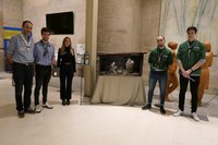 La Luz de la Paz de Belén alumbra el Nacimiento en el Parlamento de La Rioja