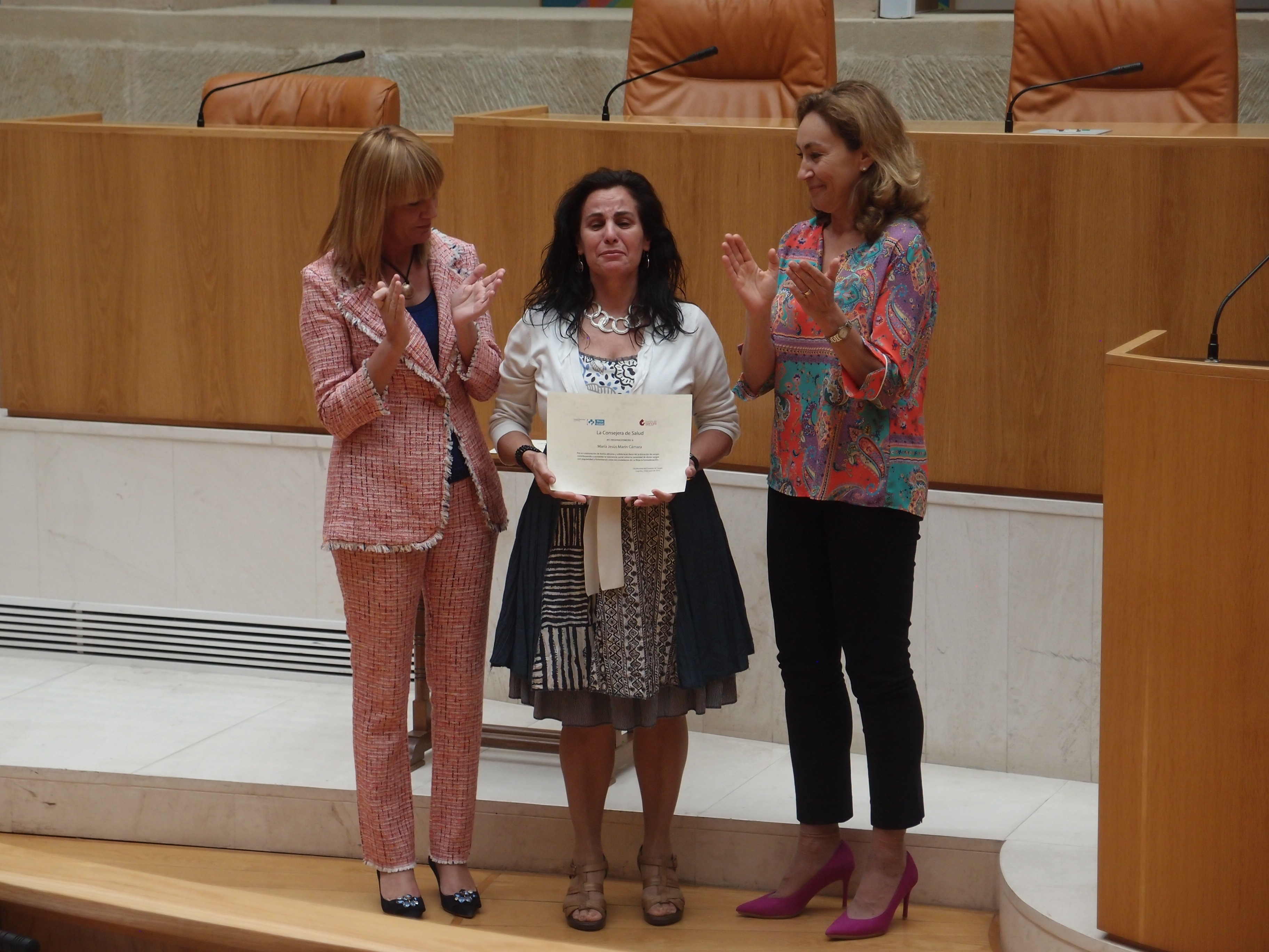 El acto homenajea a personas y entidades distinguidas por promover la donación