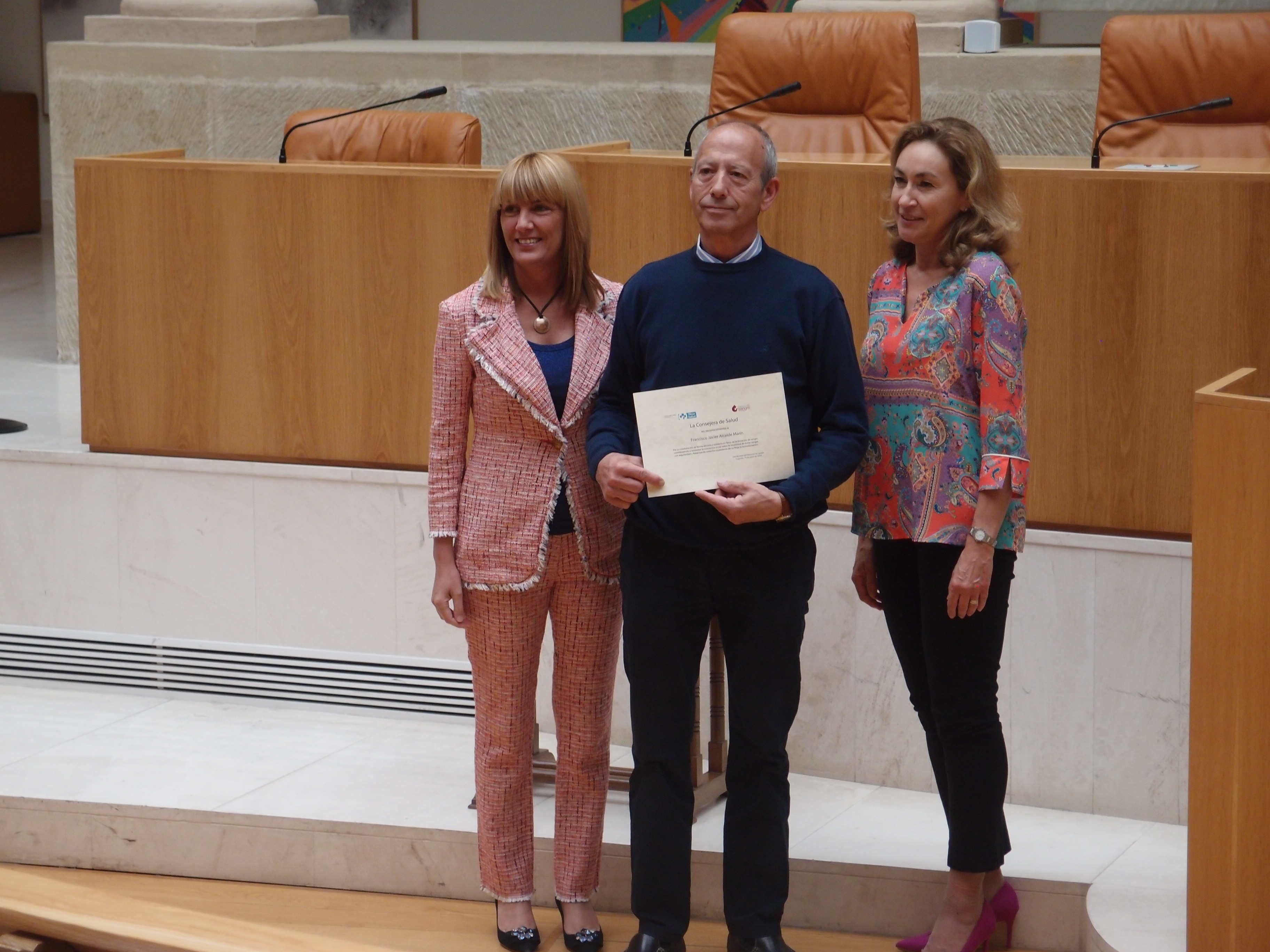 El acto homenajea a personas y entidades distinguidas por promover la donación