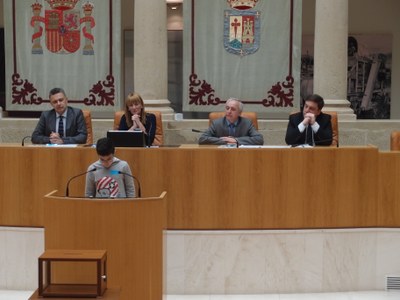 Gerardo Santibáñez, portavoz de Viguera del CRA Moncalvillo