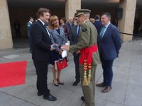 La Presidenta asiste al izado de bandera con motivo del Día de las Fuerzas Armadas