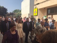 La Presidenta de la Cámara participa en los actos organizados con motivo de Nuestra Señora de la Natividad que se celebran en Medrano