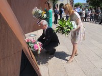 La Presidenta de la Cámara participa en un homenaje a las Víctimas del Terrorismo