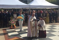 La Presidenta acompaña a los jarreros en los actos en honor a la Virgen de la Vega.