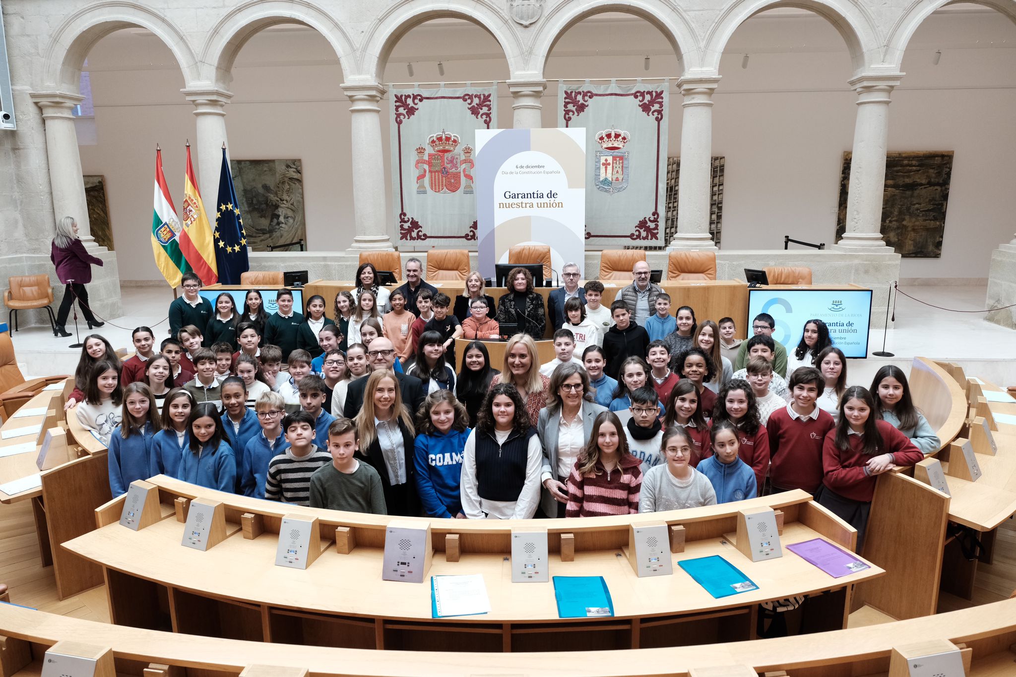 Acto de la lectura de la Constitución Española