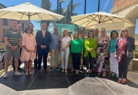 La presidenta del Parlamento asiste a la inauguración de NACE