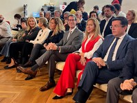 La presidenta del Parlamento asiste a la primera sesión del Debate sobre el Estado de la Ciudad