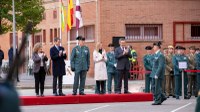 La presidenta del Parlamento asiste a la toma de posesión del jefe de la X Zona de la Guardia Civil