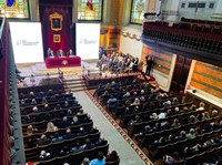 La presidenta del Parlamento asiste en Madrid al acto oficial de presentación de la Red Panhispánica de Lenguaje Claro