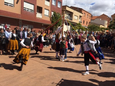 La Presidenta celebra junto a los vecinos de Villamediana la festividad de Santa Eufemia