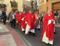 La Presidenta del Parlamento celebra junto a los vecinos de Villamediana la festividad de Santa Eufemia