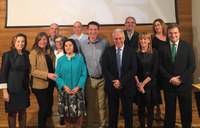 Foto de familia con los premiados