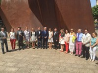 La Presidenta del Parlamento ha participado en el homenaje a Miguel Ángel Blanco y todas las víctimas del terrorismo