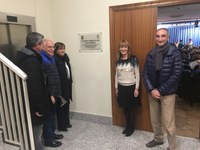 La Presidenta del Parlamento participa en la inauguración de la remodelación integral del Centro Cultural de Albelda de Iregua 