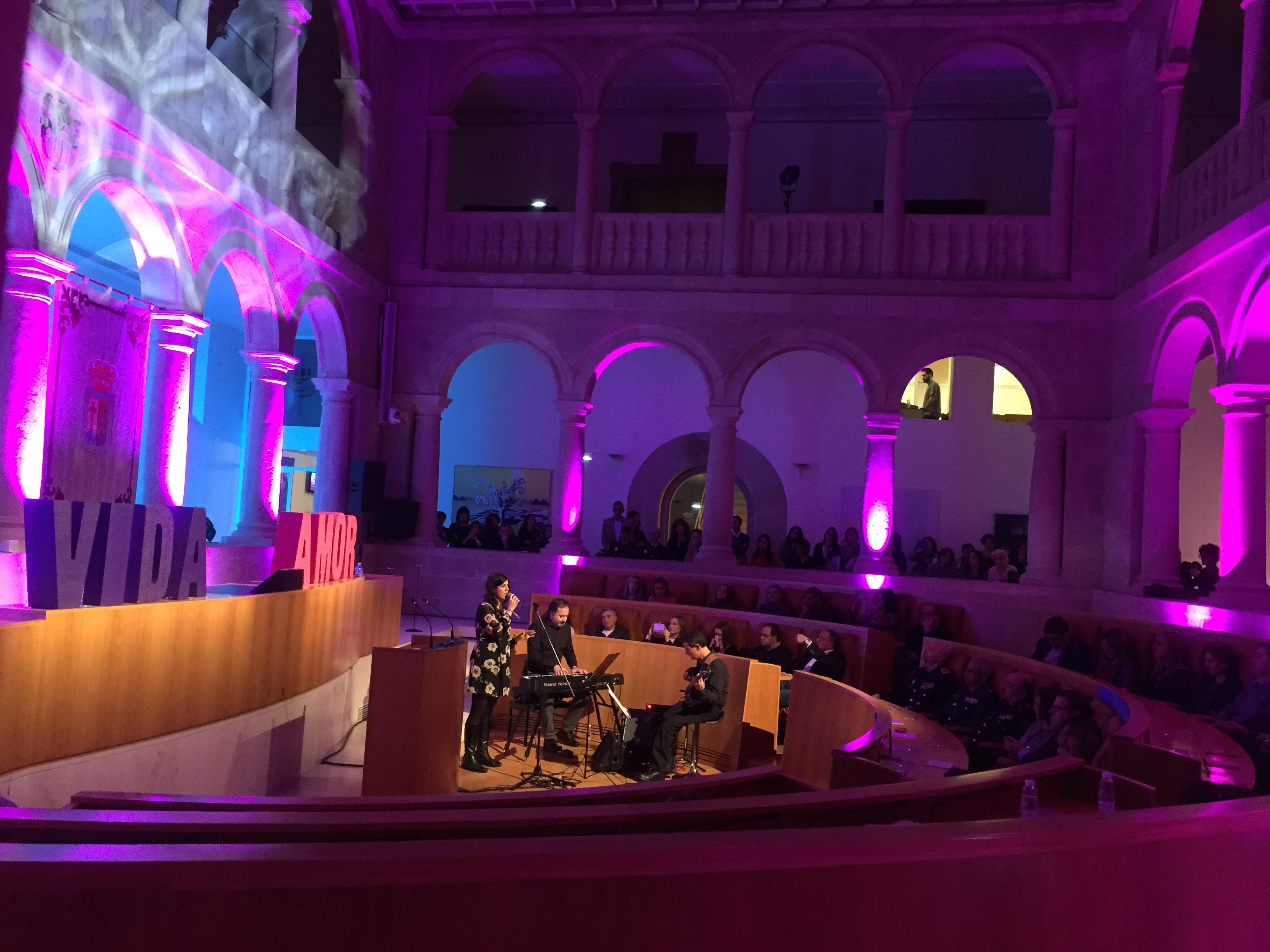 Durante el acto ha interpretado tres piezas musicales el grupo Abejazz