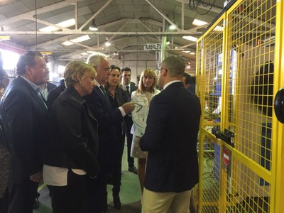 Visita a las instalaciones de la empresa SAME con motivo de su 50º aniversario