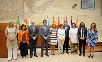 La Presidenta del Parlamento y sus homólogos reivindican la importancia de los fondos de cohesión europeos durante la reunión de la COPREPA