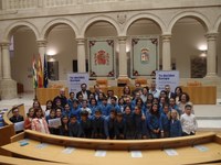 Foto de familia de los participantes en la entrega de premios