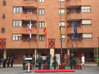 La Presidenta ha izado la Bandera de Europa