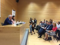 La Presidenta ha participado en la inauguración del seminario sobre economía circular que ha inaugurado el Presidente de la CAR