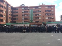 Foto de familia de autoridades y participantes en el Ejercicio Internacional