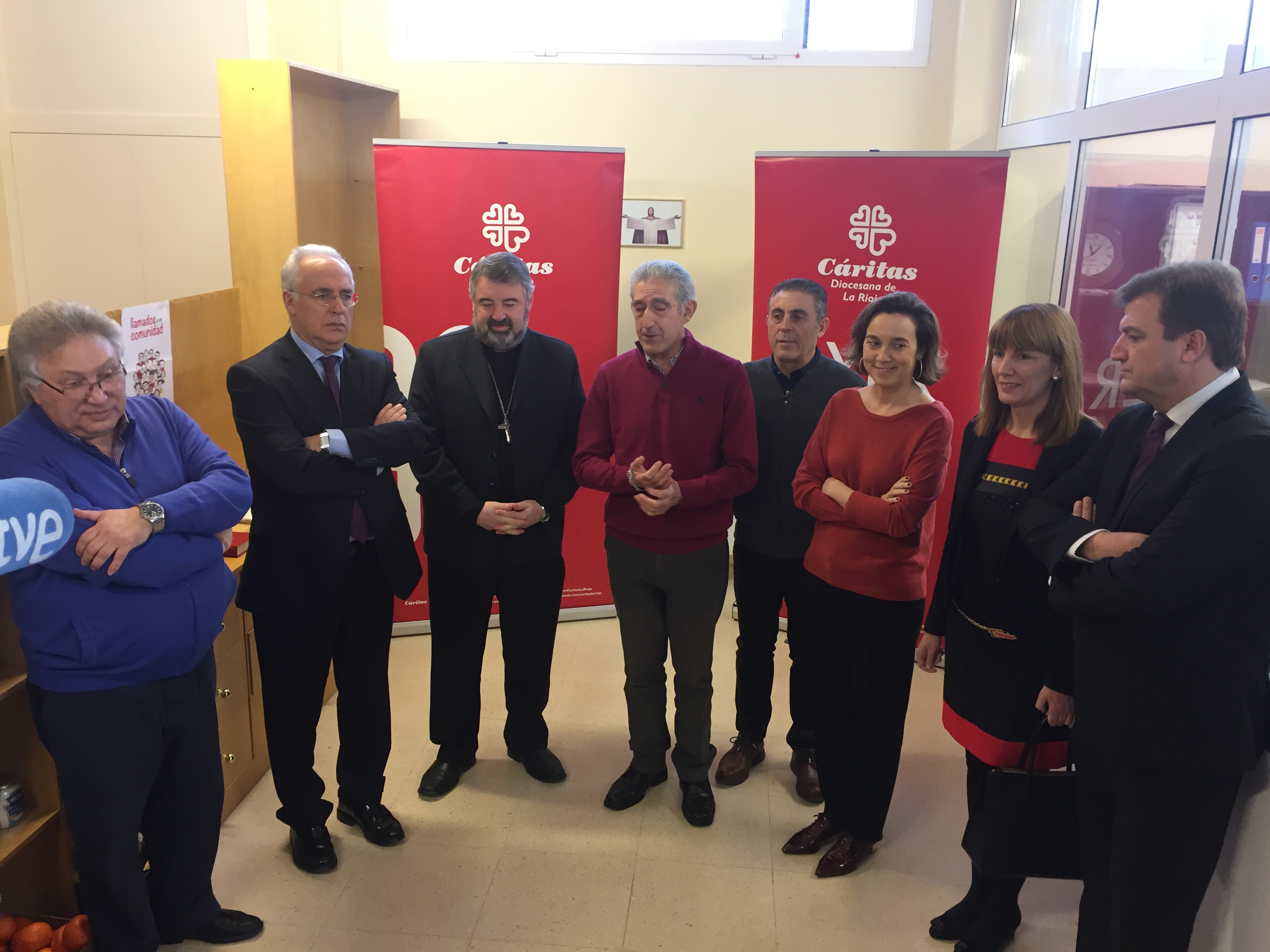 Bendición del Centro Unificado de Reparto de Alimentos de Cáritas