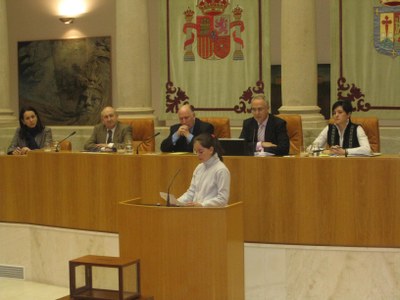 Acto "Diputados por un día" de Aldeas Infantiles
